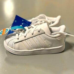 Adidas superstar foundation I infants new in original box